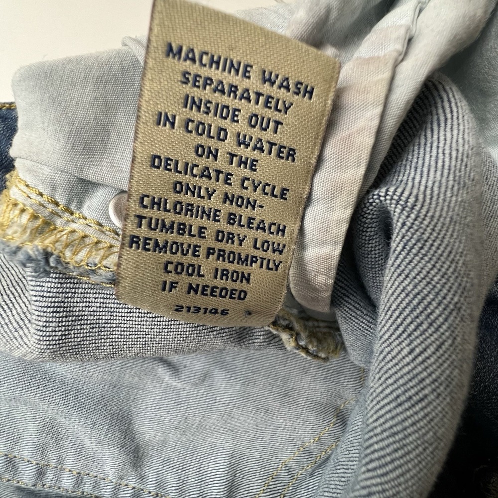 CAbi Zip Ankle Mid Rise Sz 8 Women's Light Wash Cropped Stretch Jeans Stye #232 - Picture 4 of 15